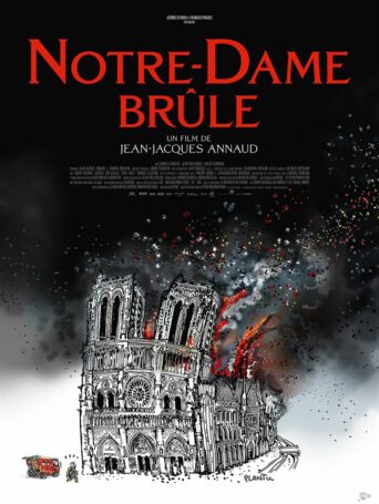 Affiche du film Notre-Dame brûle