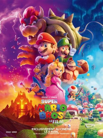 Affiche du film Super Mario Bros, le film
