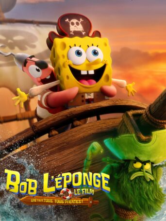 Affiche du film Bob l&rsquo;éponge – Le film : un pour tous, tous pirates !